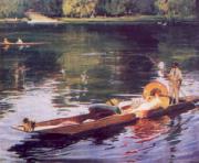 John Lavery The Thames at Maidenhead USA oil painting reproduction